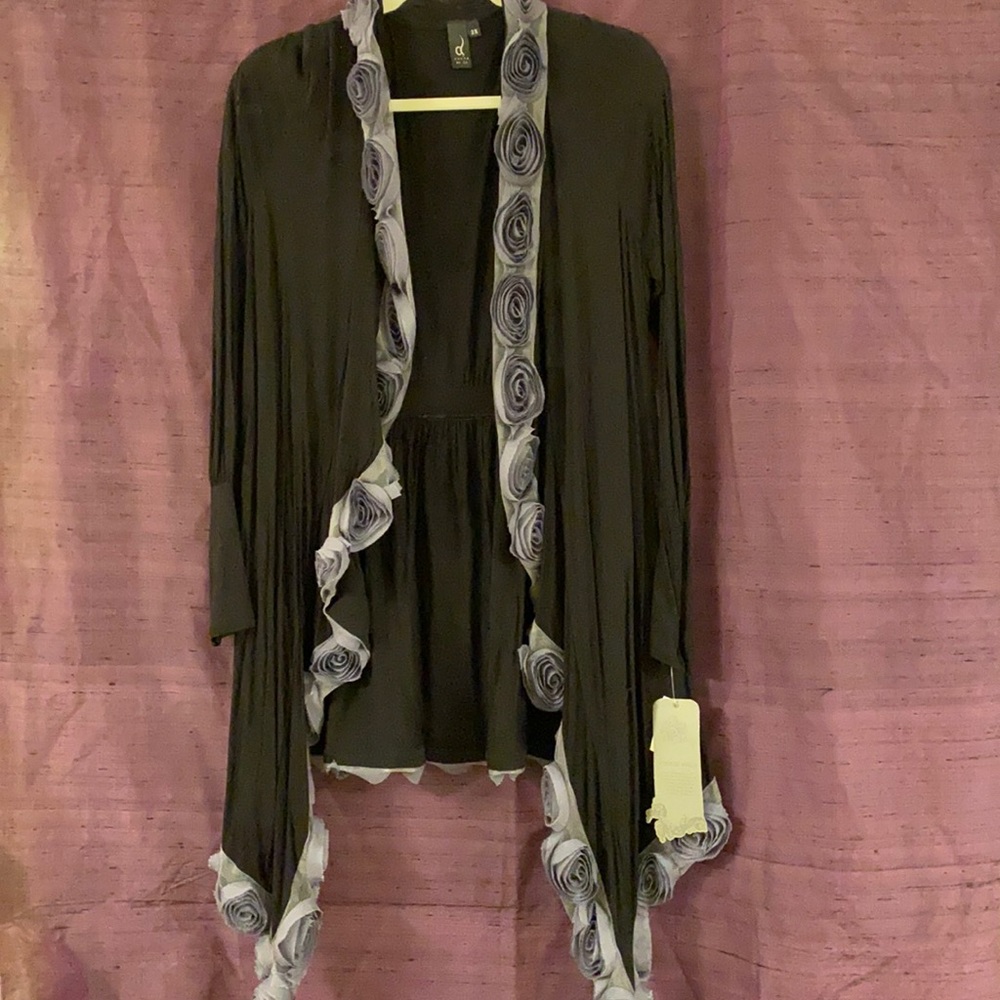 NWT Evening Jacket With Rosette Border